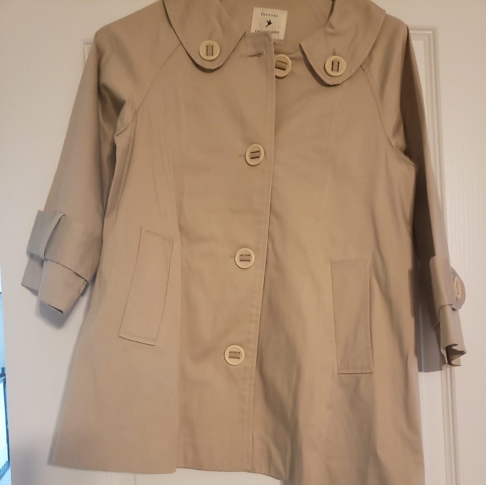 Forever 21 Tan trench coat